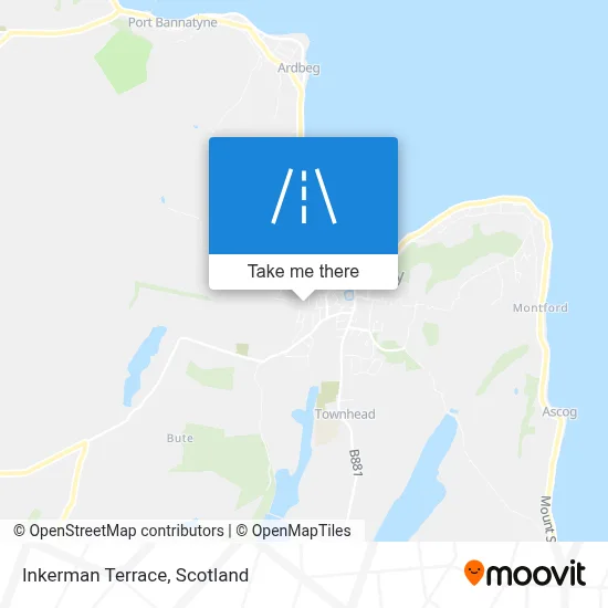 Inkerman Terrace map