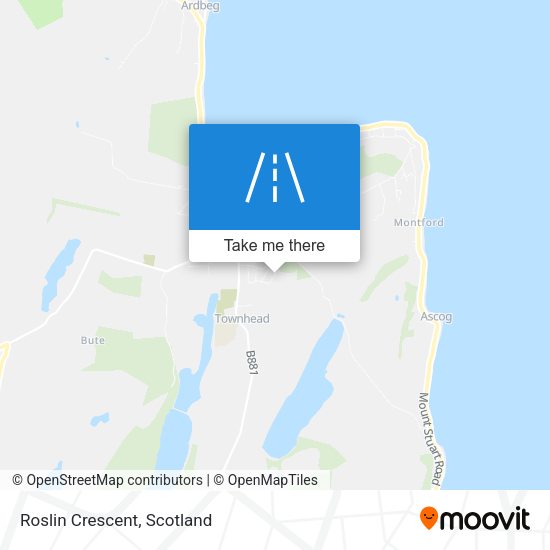 Roslin Crescent map