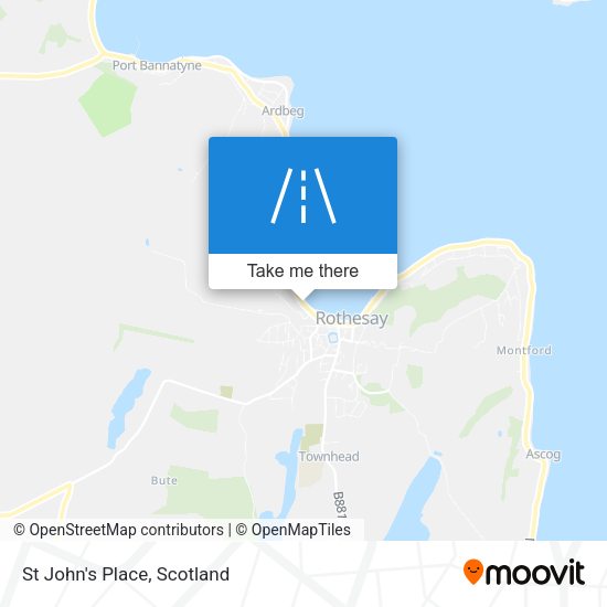 St John's Place map
