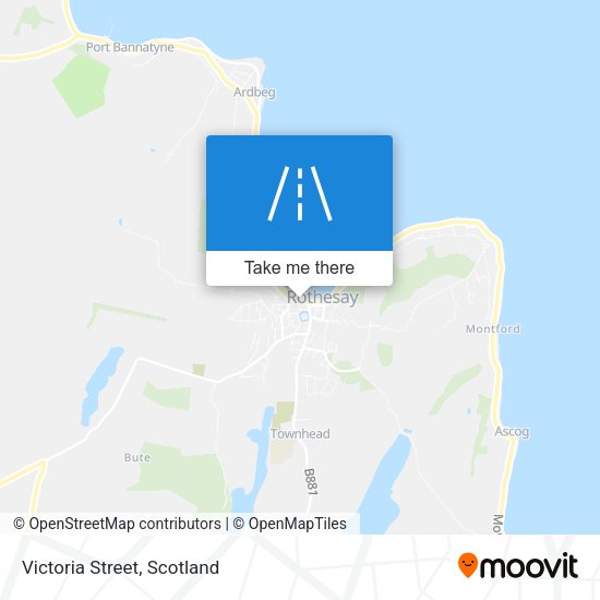 Victoria Street map