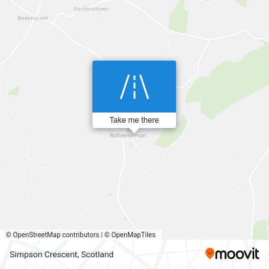 Simpson Crescent map