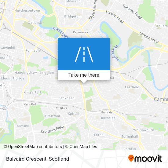 Balvaird Crescent map