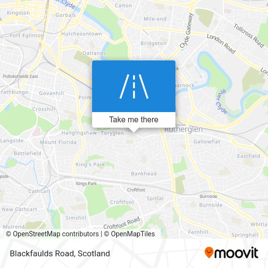 Blackfaulds Road map