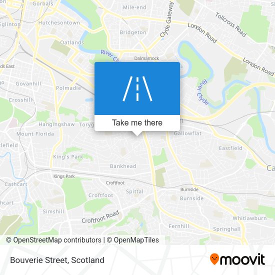 Bouverie Street map