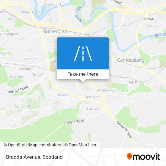 Bradda Avenue map
