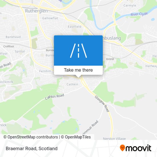 Braemar Road map