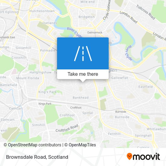 Brownsdale Road map