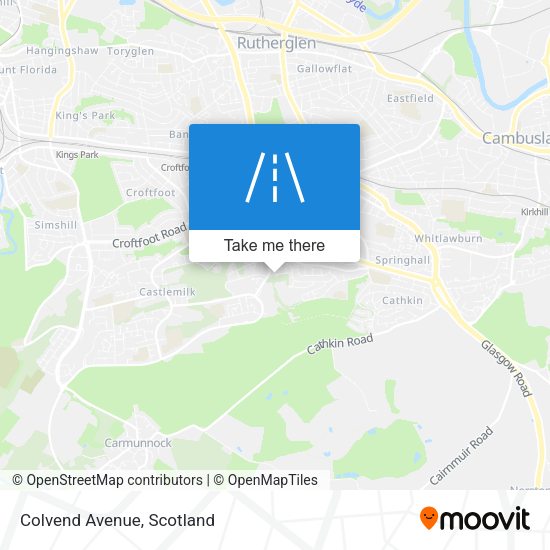 Colvend Avenue map