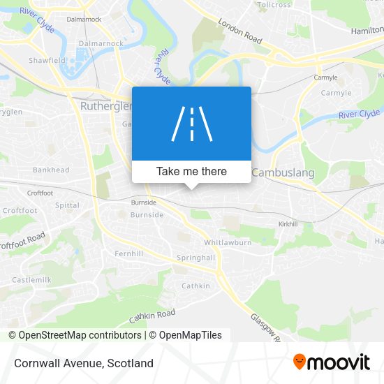 Cornwall Avenue map