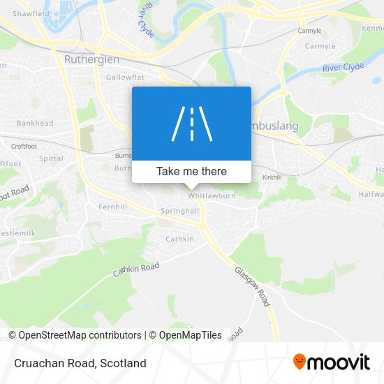Cruachan Road map