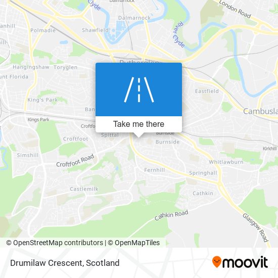 Drumilaw Crescent map