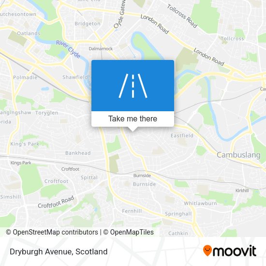 Dryburgh Avenue map