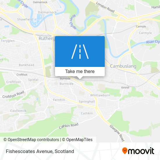 Fishescoates Avenue map