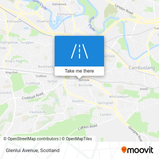 Glenlui Avenue map