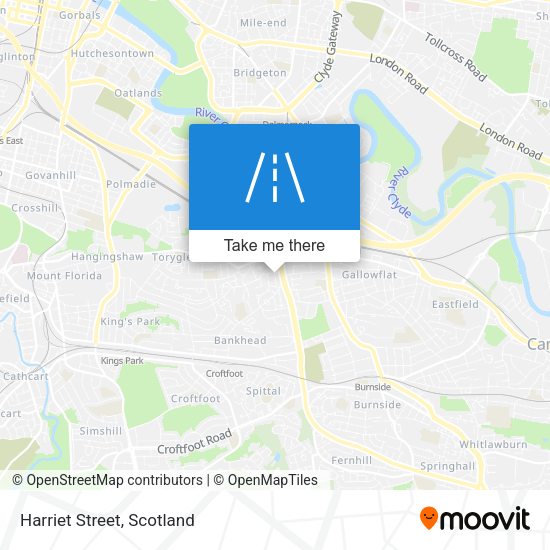Harriet Street map