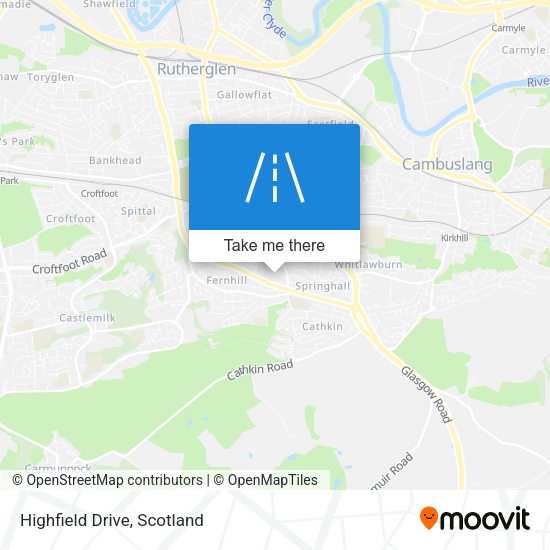 Highfield Drive map