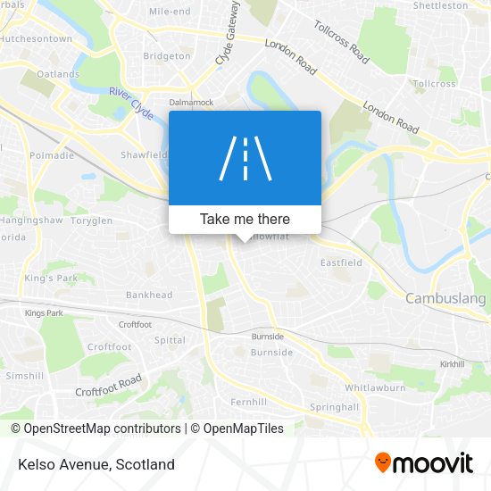 Kelso Avenue map