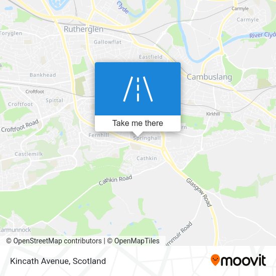 Kincath Avenue map