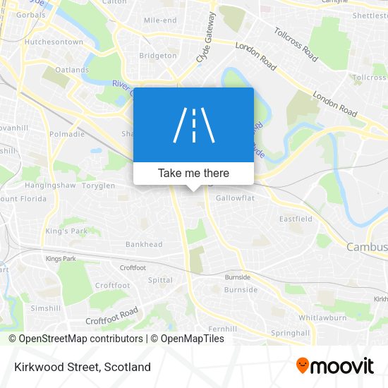 Kirkwood Street map