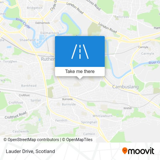 Lauder Drive map
