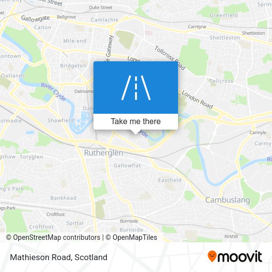 Mathieson Road map