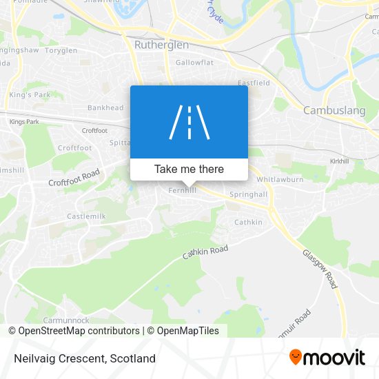 Neilvaig Crescent map
