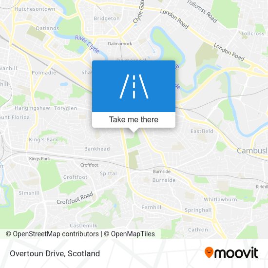 Overtoun Drive map