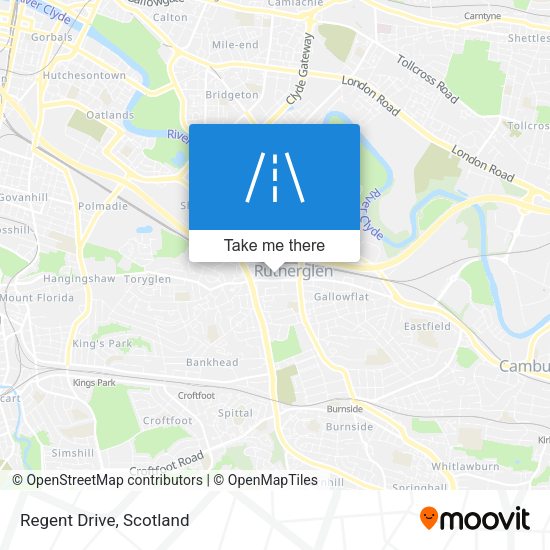 Regent Drive map