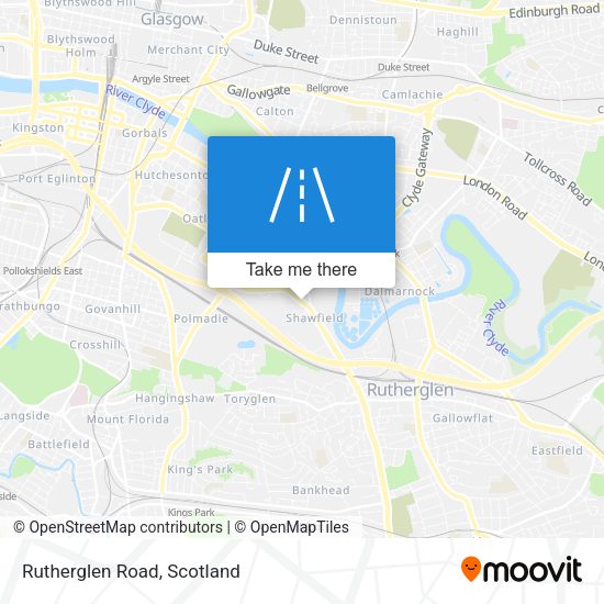 Rutherglen Road map