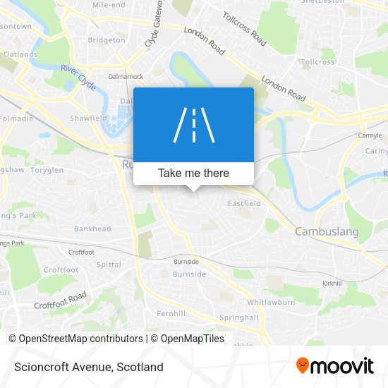 Scioncroft Avenue map