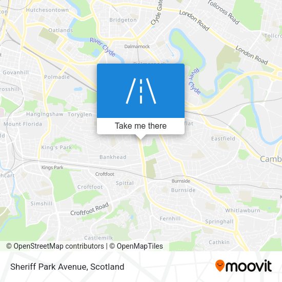 Sheriff Park Avenue map