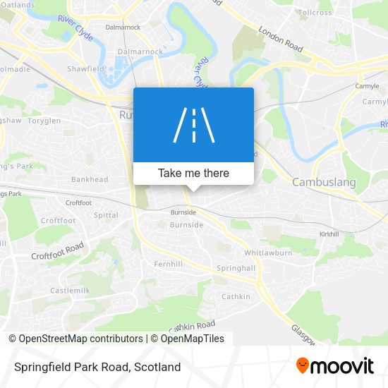 Springfield Park Road map