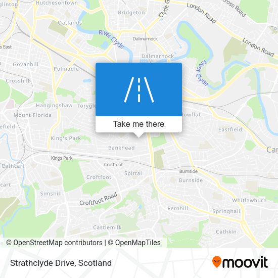 Strathclyde Drive map