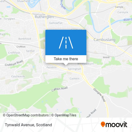 Tynwald Avenue map
