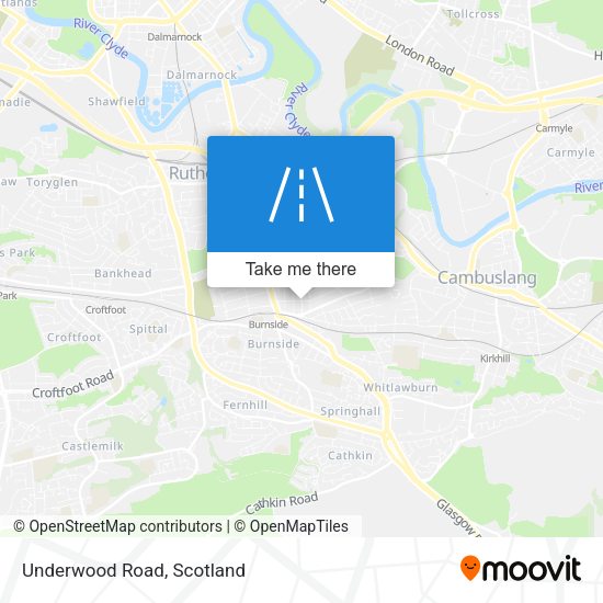 Underwood Road map