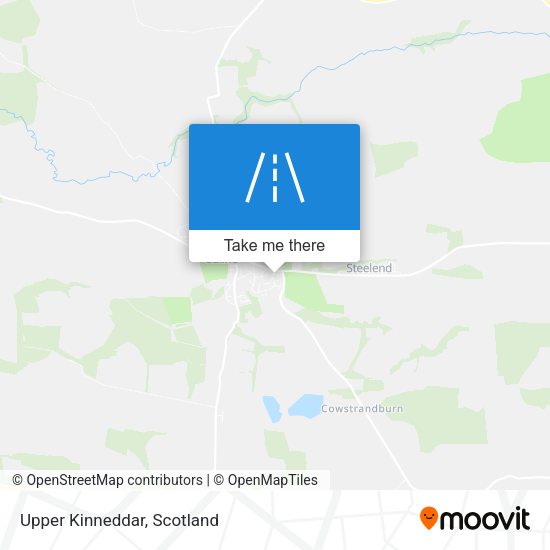 Upper Kinneddar map