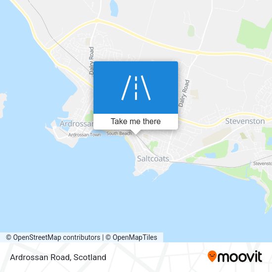 Ardrossan Road map