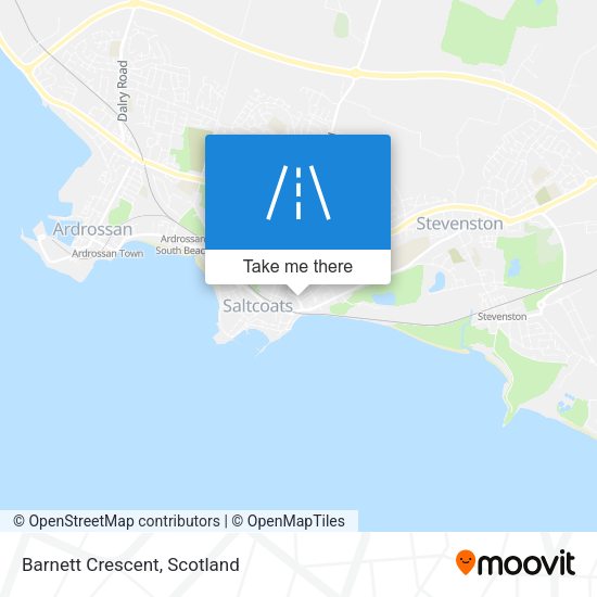 Barnett Crescent map