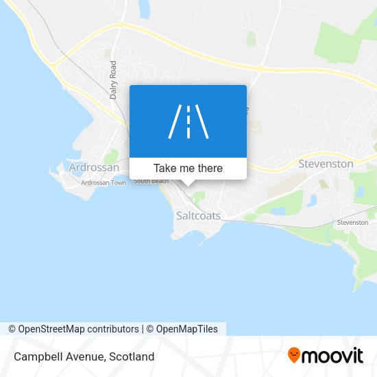 Campbell Avenue map
