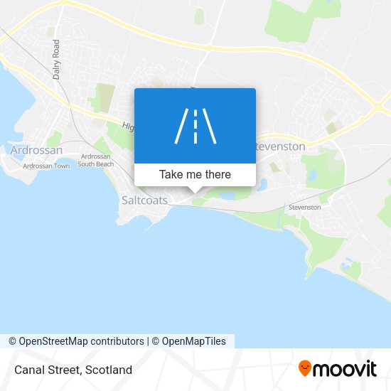 Canal Street map