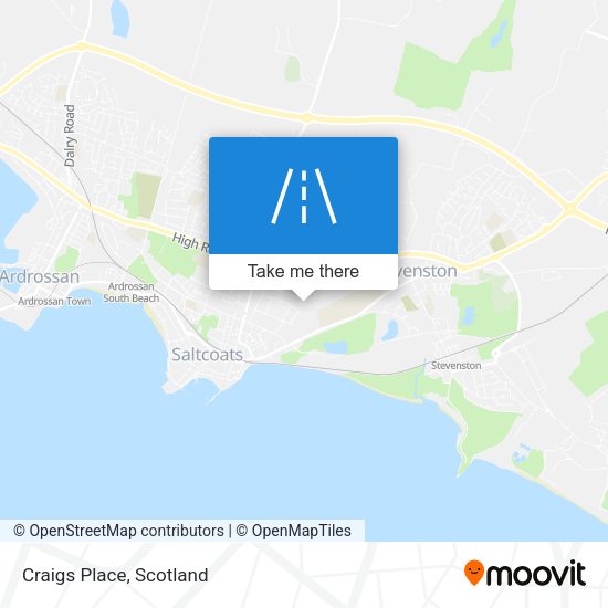 Craigs Place map