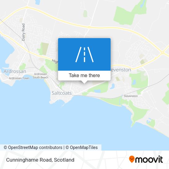 Cunninghame Road map
