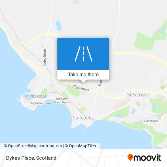 Dykes Place map