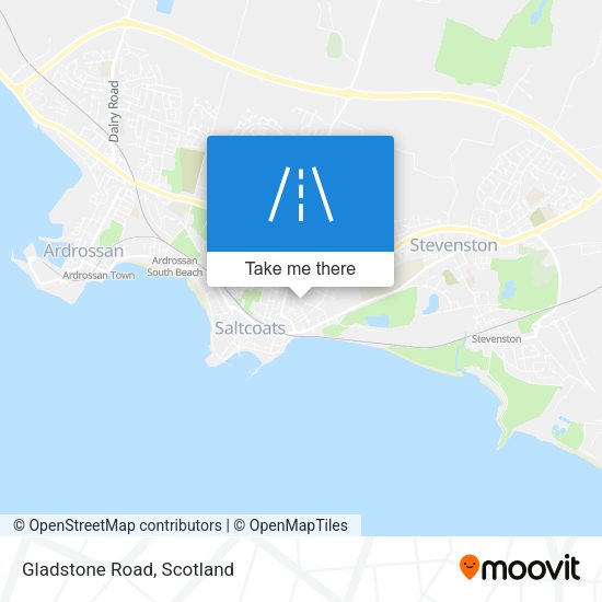 Gladstone Road map