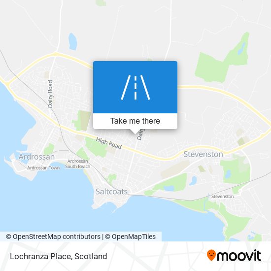 Lochranza Place map