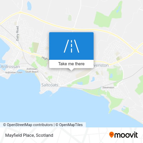 Mayfield Place map