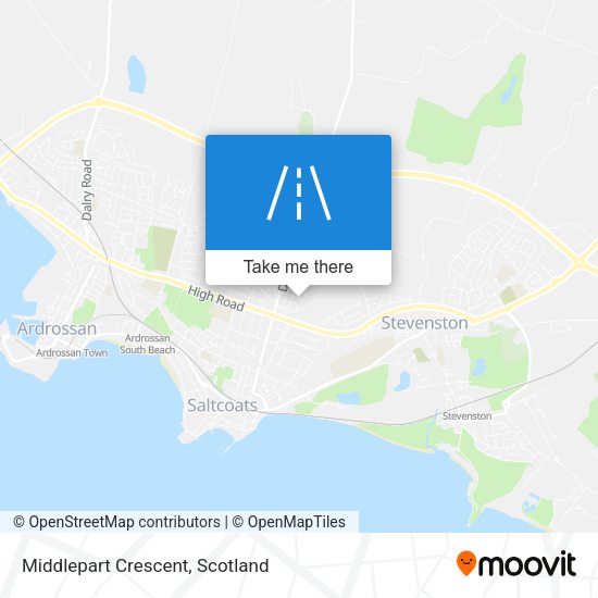 Middlepart Crescent map