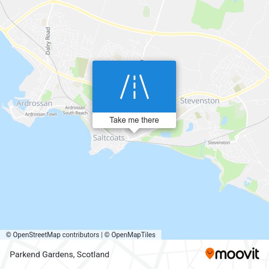 Parkend Gardens map