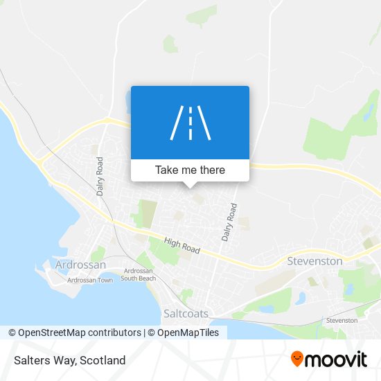 Salters Way map