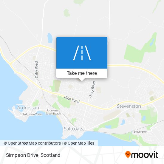 Simpson Drive map